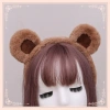 HYCEO Tai Gấu Băng Đô Quấn Tóc Cosplay Động Vật Dễ Thương Lông Tơ Lolita Đầu Nữ Cô Gái 89.640₫ 10