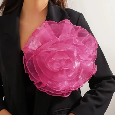 HYCEO Vải Hoa Thổ Cẩm 28cm Kẹp Ren Phóng Đại Trang Trí Quần Áo Giá 85.800đ 5