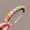 HYCEO Vòng tóc trẻ em hoa xinh, nơ trái tim, chống trơn trượt, chỉ 73.440₫ 10