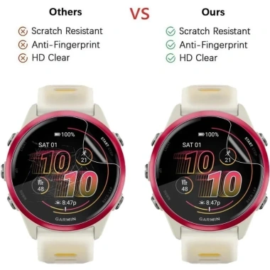 Hydrogel HD suốt cho Garmin Forerunner 970/570 - Chống trầy xước, Giá 41.083₫