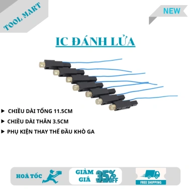 IC Đánh Lửa Đầu Khò Gas Mini – Bộ Kích Tia Lửa Thay Thế, Phụ Kiện Giá Rẻ 12.900₫