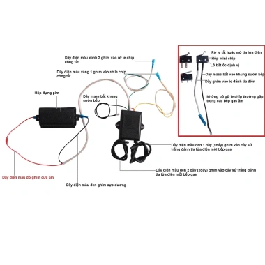 IC Điện Tử 1.5V Đánh Lửa Bếp Gas 2 Lò - Giá 85.300đ, Giảm Giá
