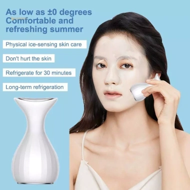 Ice Roller MUQV Hai Đầu Làm Mát Da Mặt, Massage Lạnh Sâu, Dụng Cụ Chăm Sóc Da
