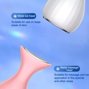 Ice Roller MUQV Hai Đầu Làm Mát Da Mặt, Massage Lạnh Sâu, Dụng Cụ Chăm Sóc Da 3