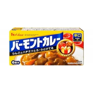 Ichiban Market Viên Nấu Cà Ri Vị Táo & Mật Ong 6 Viên – Không Cay, Cay Vừa, Thơm Ngọt, Tiện Lợi