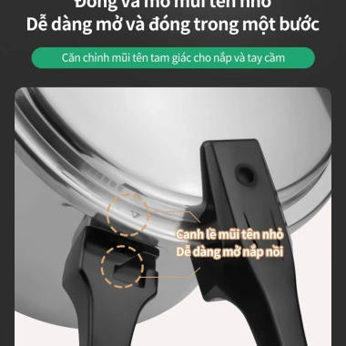 ICON Nồi áp suất đa năng cho bếp từ & ga - Tiết kiệm thời gian, giá 364,798 VND 9