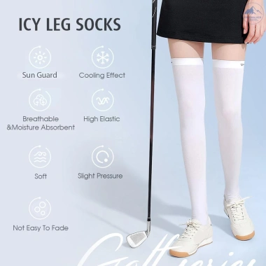 Icy Leg Nữ - 1 Cặp Tay Chân Chống Nắng, Vớ Golf Mát, Giá 66.734 VND (Giảm 20%)