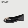 IELGY Giày Da Plus Size Nữ Đầu Vuông SlipOn Mùa Hè Đế Mềm Thoải Mái Cho Sinh Viên và Nhân Viên Giá 445.325₫