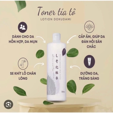 IGOOD Nước hoa hồng Toner Diếp cá Tía tô giảm mụn Dokudami Nhật Bản 99k 5
