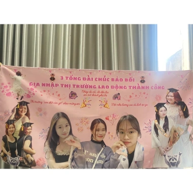 In Banner Tốt Nghiệp Bằng Vải - Banner Cổ Vũ, Chúc Mừng, Yêu Cầu Giá 70.000đ