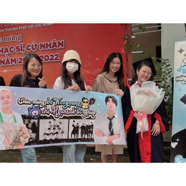 In Banner Tốt Nghiệp Bằng Vải - Banner Cổ Vũ, Chúc Mừng, Yêu Cầu Giá 70.000đ