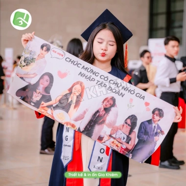 In Banner tốt nghiệp và chúc mừng trên vải Canvas - Đủ size, in theo yêu cầu, chỉ 193.500₫