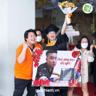 In Banner tốt nghiệp và chúc mừng trên vải Canvas - Đủ size, in theo yêu cầu, chỉ 193.500₫