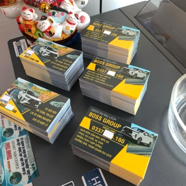 In Card Taxi, Xe Du Lịch, Taxi Gia Đình - Thiết Kế Theo Yêu Cầu, 100 C, Giấy C300 - 87k