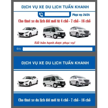 In danh thiếp card visit xe taxi gia đình - Thiết kế theo yêu cầu, chỉ 35.000đ