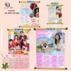 In lịch tết 2.026 Lịch Vải Lụa Silk Treo Tường 40x60 và 30x40 cm - Thiết kế tùy chỉnh, giá ưu đãi 55.000đ