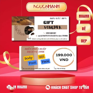 In Voucher Theo Yêu Cầu - Phiếu Quà Tặng Card C300, Giá 239.700 VNĐ Giao Nhanh