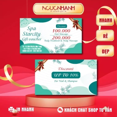 In Voucher Theo Yêu Cầu - Phiếu Quà Tặng Card C300, Giá 239.700 VNĐ Giao Nhanh