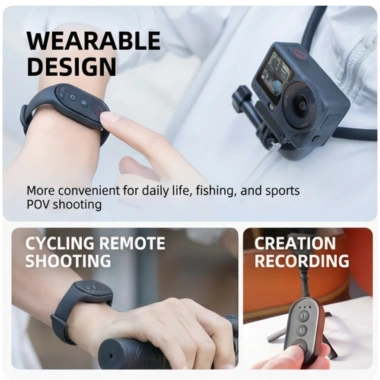 INOVAGEN Bluetooth cho DJI Osmo 360 & Insta360 Mini - Wristband, Sạc, Shutter 2