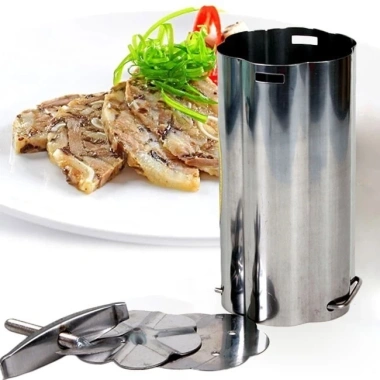 Inox dày khuôn ép giò chả Tết 1kg-2kg, tiện lợi, dễ dùng, làm giò xào, giò thủ, chả lụa 3