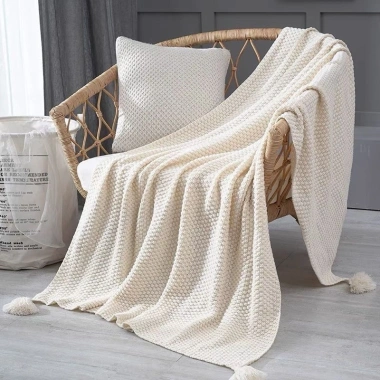 Ins Bắc Âu Sofa Chăn Văn Phòng Ngủ Chăn Tua Rua Dệt Kim Len Thoáng Khí Giá 149.660 VND