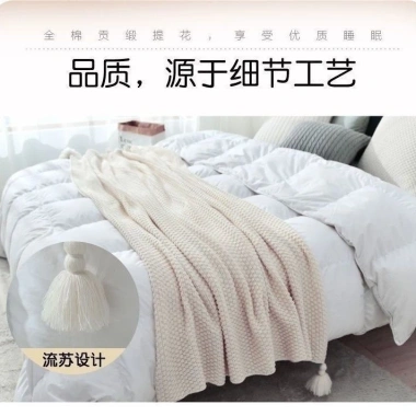 Ins Bắc Âu Sofa Chăn Văn Phòng Ngủ Chăn Tua Rua Dệt Kim Len Thoáng Khí Giá 149.660 VND