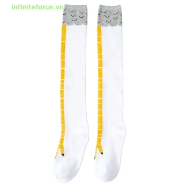 Invn Tất Chân Gà Nữ Dài Đầu Gối 3D Hoạt Hình Vui Nhộn Cotton Cao Cấp Móng Vuốt 8 Invn Tất Chân Gà Nữ Dài Đầu Gối 3D Hoạt Hình Vui Nhộn Cotton Cao Cấp Móng Vuốt 8