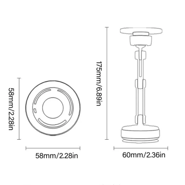 Iny Giá đỡ từ tính an toàn, hút chân không, xoay 360 độ – Đắc lực cho du lịch, giá 293.590₫ 2