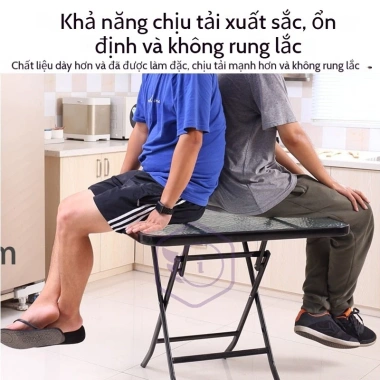 iPearl Bàn Tròn Xếp Gấp Gọn Dã Ngoại Cafe, Hợp Kim Nhôm Siêu Nhẹ, Dễ Tháo Lắp, Giá 309.900₫