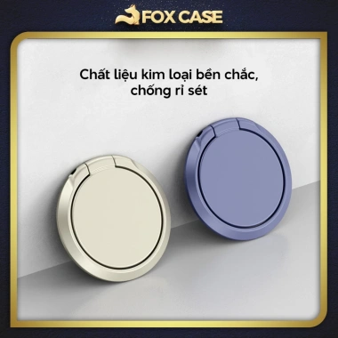 Iring - Nhẫn đeo tay giá đỡ điện thoại xoay 360, hỗ trợ nam châm ô tô, 39.000₫