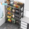 iSPECLE Kệ bếp đa năng 3-5 tầng, giỏ rau tiện ích, bánh xe di chuyển, giá 363.000 VND 2