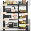 iSPECLE Kệ bếp đa năng 3-5 tầng, giỏ rau tiện ích, bánh xe di chuyển, giá 363.000 VND 4