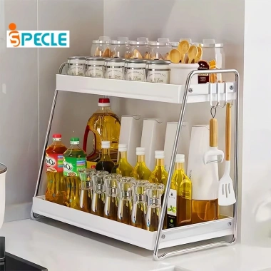 iSPECLE Kệ Gia Vị Đa Năng - Móc Treo, Lưu Trữ Nhiều Gia Vị & Dụng Cụ, 189.000₫ 2