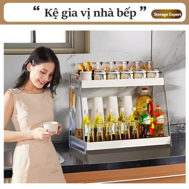 iSPECLE Kệ Gia Vị Đa Năng - Móc Treo, Lưu Trữ Nhiều Gia Vị & Dụng Cụ, 189.000₫ 3