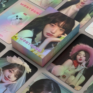 Ive Wonyoung LOMO Card Set 55 Tấm Thẻ Ảnh Nhóm Nhạc Giá Ưu Đãi 27.500₫ Giảm 35.475₫