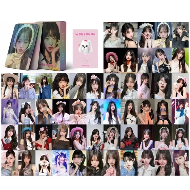 Ive Wonyoung LOMO Card Set 55 Tấm Thẻ Ảnh Nhóm Nhạc Giá Ưu Đãi 27.500₫ Giảm 35.475₫