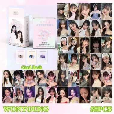 Ive Wonyoung LOMO Card Set 55 Tấm Thẻ Ảnh Nhóm Nhạc Giá Ưu Đãi 27.500₫ Giảm 35.475₫