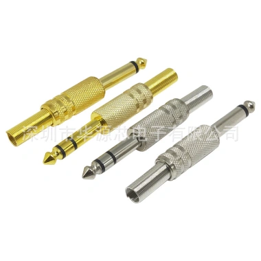 Jack âm thanh 6.35mm & 6.5mm Micro Ba Lõi – Đầu nối Mono/Dual Stereo, hàn chắc