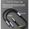 Jack chuyển 3.5mm male sang mic và tai nghe female NYT CD103 - Giá 39.000₫ 3
