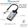 Jack chuyển đổi 2 cổng Light và Light sạc 2.4A Mic, vỏ nhôm cao cấp - Giá ưu đãi 189k