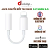 Jack chuyển đổi tai nghe L sang 3.5 cho iPhone 14/13/12/11/X/8/7 - Hỗ trợ Mic không BLT