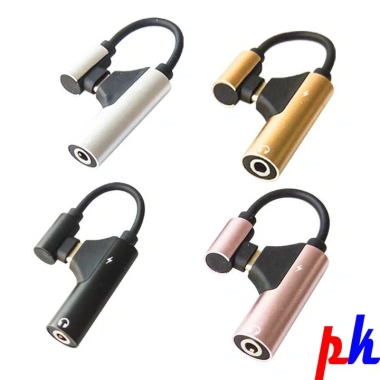 Jack chuyển Type‑C sang 3.5 mm + cổng sạc TC02, hỗ trợ nghe gọi, chỉ 45.000₫