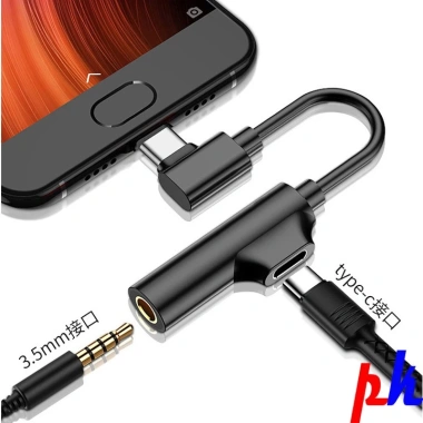 Jack chuyển Type‑C sang 3.5 mm + cổng sạc TC02, hỗ trợ nghe gọi, chỉ 45.000₫