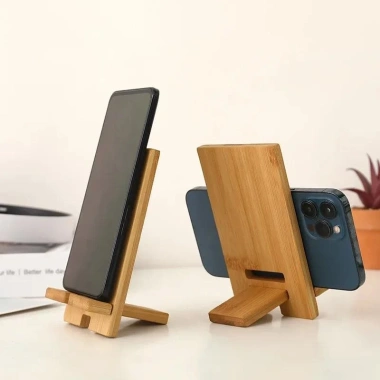 JASTER Gift Đế điện thoại gỗ sồi Giá đỡ gỗ tùy chỉnh logo miễn phí, 44.440₫