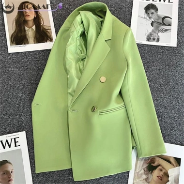 Jcaaap Xuân Thu Màu Trơn – Áo Blazer Nữ Thanh Lịch Hàn Quốc, Giá ưu đãi 308.988 đ
