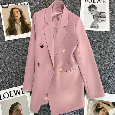 Jcaaap Xuân Thu Màu Trơn – Áo Blazer Nữ Thanh Lịch Hàn Quốc, Giá ưu đãi 308.988 đ