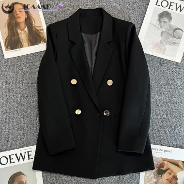 Jcaaap Xuân Thu Màu Trơn – Áo Blazer Nữ Thanh Lịch Hàn Quốc, Giá ưu đãi 308.988 đ
