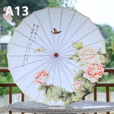 JCBV Dù Vải Lụa Hoa Anh Đào Phong Cách Trung Hoa Cổ Điển Nữ - Giá 132.550 VND