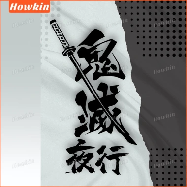 JDM Đêm Lái Xe Demon Slayer - Dán Phản Quang Xe Máy Toàn Bộ Đề Can Tự Động Giá Ưu Đãi