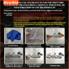 JDM Đêm Lái Xe Demon Slayer - Dán Phản Quang Xe Máy Toàn Bộ Đề Can Tự Động Giá Ưu Đãi 9